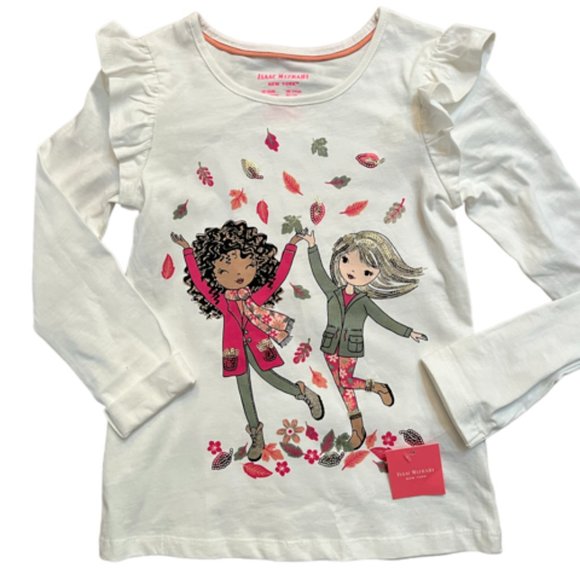 Issac Mizrahi Girls Shirt 5-6 - Picture 1 of 2